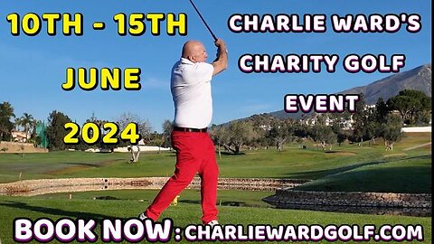 SUPPORT A GREAT CAUSE! SECURE YOUR SPOT FOR THE CHARLIE WARD CHARITY EVENT JUNE 10TH - 15TH 2024