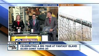 Celebrating a big year at Fantasy Island by riding the Silver Comet