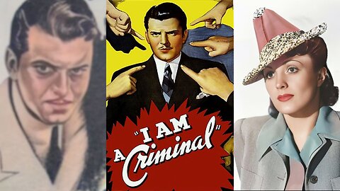 I AM A CRIMINAL (1938) John Carrol, Martin Spellman & Kay Linaker | Crime, Drama | B&W