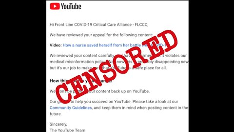 What the FLCCC is Saying that YouTube Doesn't Want You to Know