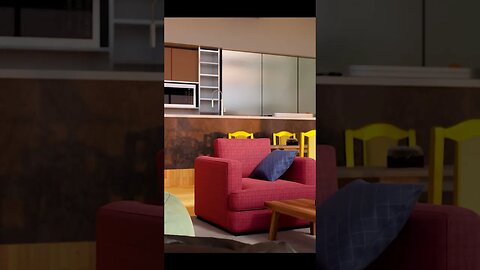 Designing the apartment from Buddy Daddies in Blender 3d