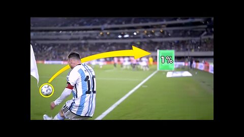 Lionel Messi tried to score from the CORNER