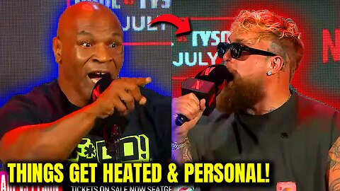 Mike Tyson Loses His Cool With Reporters. Jake Paul GETS PERSONAL! Press Conference REACTION