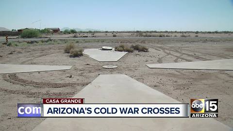 Arizona's concrete crosses: Relics of Cold War history