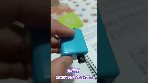 Carimbo da Shopee que gera contas