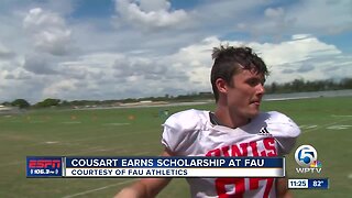 Dante Cousart earns scholarship at FAU 8/14
