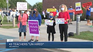 Williamsville Schools "un-hires" 43 teachers