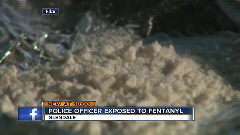 Glendale police officer hurt after being exposed to fentanyl during a call
