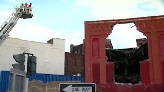 History of building involved in partial collapse