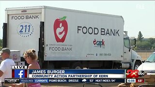 CAPK distributing free food at Kern County Fairgrounds