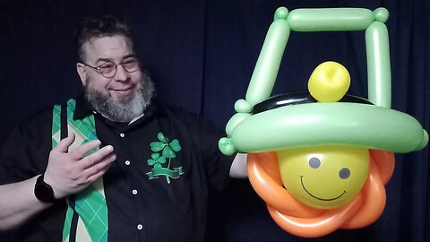 A Balloon Leprechaun Hat