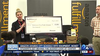 Amazon surprises Baltimore City Public Schools with $30,000 grant
