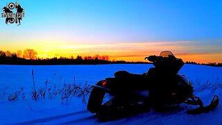 Chasing Down The Sunset | Wisconsin Snowmobile Trails