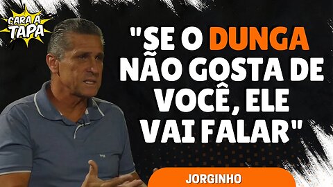 JORGINHO QUESTIONOU POSTURA DE DUNGA NA BRIGA COM ALEX ESCOBAR