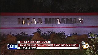 Plane from Wuhan scheduled to arrive at MCAS Miramar