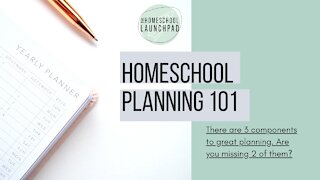 Homeschool Planning 101