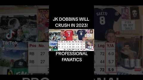 JK DOBBINS has all the upside in 2023! #nfl #fantasyfootball #like #subscribe #baltimoreravens