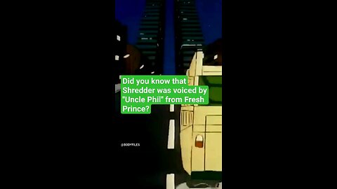 Uncle Phil was always Shredder