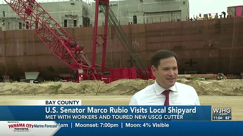 Senator Rubio Tours Eastern Shipbuilding, Emphasizes Its Importance to the Bay County Community