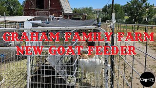 Graham Family Farm: New Goat Feeder
