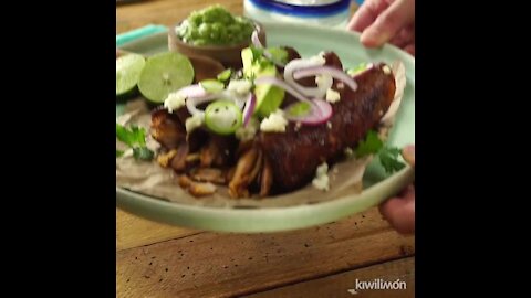 Pork Tacos Enchilados
