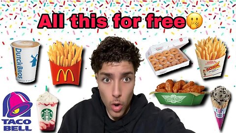 EATING FREE FOOD ON MY BIRTHDAY!