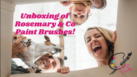 UNBOXING VIDEO: Rosemary & Company Oil Painting Brushes