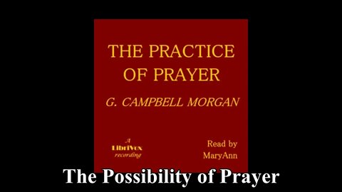 The Possibility of Prayer