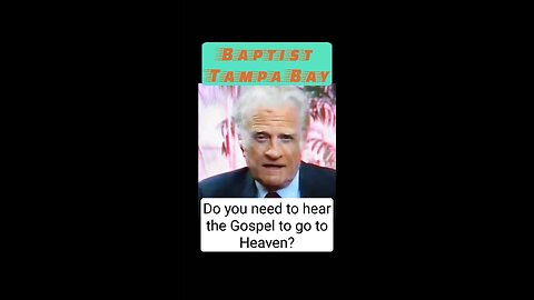 Can a person get saved without hearing the #Gospel? - #OnlyJesusSaves #BillyGraham