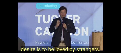 Captioned - Tucker tells us to stay positive