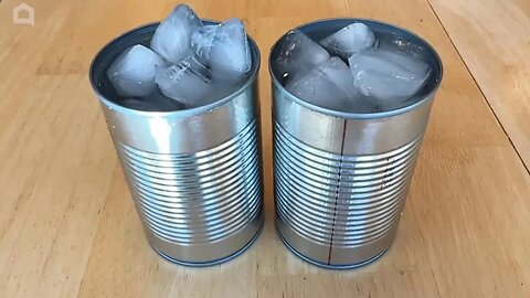 Everyone will be freezing empty cans after this seeing this outdoor lighting hack!