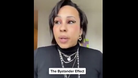 The 'Bystander Effect' - a very valuable lesson in life