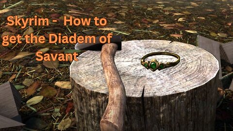 Skyrim - Unique Items - How to get the Diadem of Savant