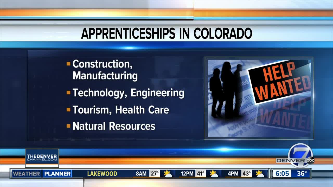 Colorado has a wide range of apprenticeships
