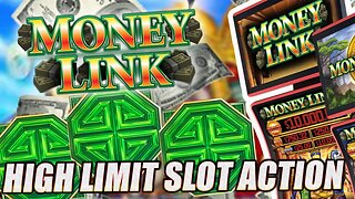 DOUBLE JACKPOTS Paying HIGH LIMIT MONEY LINK in VEGAS!