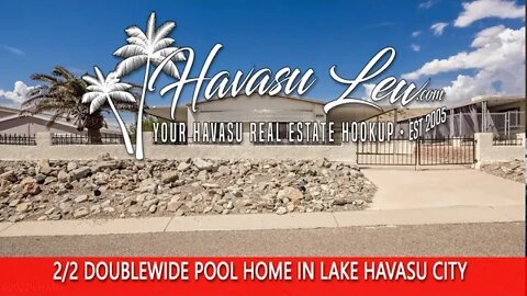 Lake Havasu Mobile Home With a Pool 3120 Lake Dr MLS 1022653