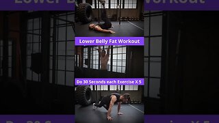 Lower Belly Fat Workout