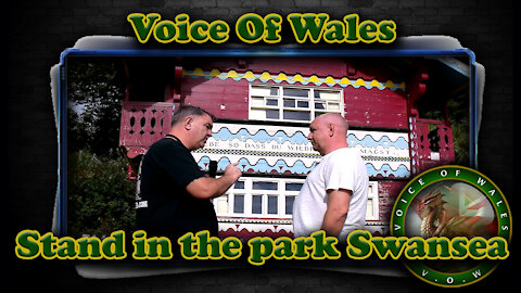 Voice Of Wales at Stand in the Park Swansea 26.09.21