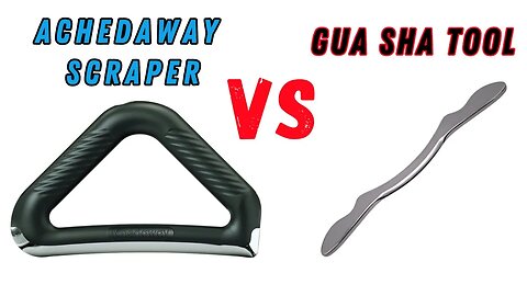 Achedaway Heated Scraper VS Traditional Graston (Gum Sha) Tools