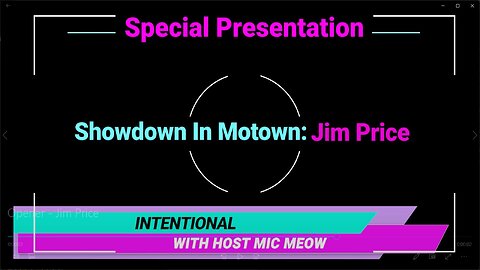 An 'Intentional' Special: "Showdown In Motown" with Jim Price