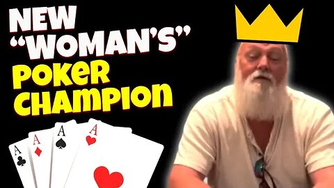OUTRAGE | Man Declared Woman's Poker Champion