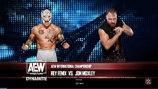 AEW Dynamite Jon Moxley vs Rey Fenix for the AEW International Title