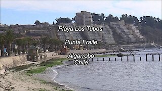 Playa Los Tubos and Punta Fraile in Algarrobo, Chile