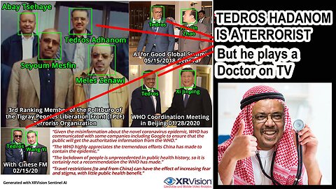 TEDROS HADANOM IS A TERRORIST But he plays a Doctor on TV