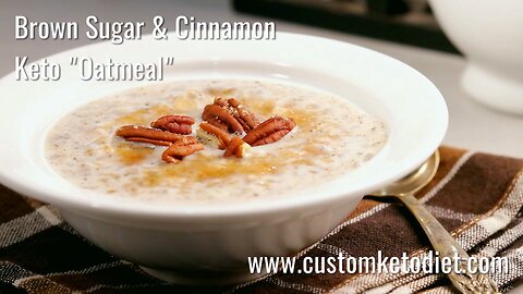 Keto Brown Sugar and Cinnamon Breakfast Oats