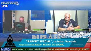 LIVE – TV NEWS BUZAU – "RAPORT SPECIAL", cu Iulian Gavriluta. "Impreuna salvam Buzaul!"