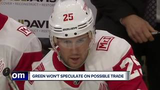 Mike Green won't speculate on possible trade from Red Wings