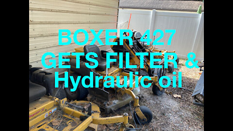 BOXER 427 mini skidsteer maintenance