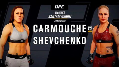 EA Sports UFC 3 Gameplay Valentina Shevchenko vs Liz Carmouche
