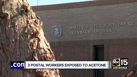 "Chemical spill" at Phoenix post office involved acetone